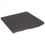 Dark brown treated wood bathroom countertop 60x60x(2-4) cm by vidaXL, Countertops - Ref: Foro24-3156207, Price: 56,20 €, Disc...