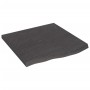 Encimera de baño madera tratada marrón oscuro 60x60x(2-4) cm de vidaXL, Encimeras - Ref: Foro24-3156207, Precio: 56,94 €, Des...