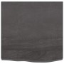 Encimera de baño madera tratada marrón oscuro 60x60x(2-4) cm de vidaXL, Encimeras - Ref: Foro24-3156207, Precio: 56,94 €, Des...
