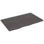 Massivholz-Badezimmerarbeitsplatte in dunkelbraun 80x50x2 cm von vidaXL, Arbeitsplatten - Ref: Foro24-3156215, Preis: 60,28 €...