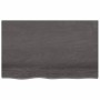Massivholz-Badezimmerarbeitsplatte in dunkelbraun 80x50x2 cm von vidaXL, Arbeitsplatten - Ref: Foro24-3156215, Preis: 64,54 €...