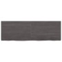 Dark brown treated wood bathroom countertop 120x40x(2-4) cm by vidaXL, Countertops - Ref: Foro24-3156235, Price: 71,62 €, Dis...