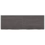 Dark brown treated wood bathroom countertop 120x40x(2-4) cm by vidaXL, Countertops - Ref: Foro24-3156235, Price: 71,01 €, Dis...