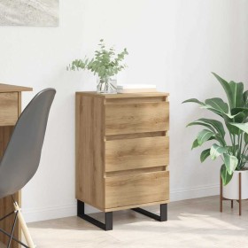 Vitrina con cajón Roble artisan Madera contrachapada