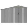 Gartenschuppen aus grau verzinktem Stahl, 277 x 365,5 x 179 cm von vidaXL, Schuppen - Ref: Foro24-3188291, Preis: 559,14 €, R...