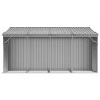 Garden shed gray galvanized steel 277x365.5x179 cm by vidaXL, Sheds - Ref: Foro24-3188291, Price: 570,88 €, Discount: %