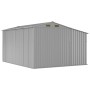 Garden shed gray galvanized steel 277x365.5x179 cm by vidaXL, Sheds - Ref: Foro24-3188291, Price: 570,88 €, Discount: %