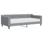 Sofá cama con colchón tela gris claro 90x200 cm de vidaXL, Camas y somieres - Ref: Foro24-3197408, Precio: 315,41 €, Descuent...