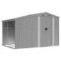 Cobertizo de jardín acero galvanizado gris 277x192,5x179 cm de vidaXL, Cobertizos - Ref: Foro24-3188289, Precio: 334,60 €, De...