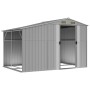Gartenhaus aus verzinktem Stahl grau 277x192,5x179 cm von vidaXL, Schuppen - Ref: Foro24-3188289, Preis: 347,42 €, Rabatt: %
