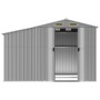 Gartenhaus aus verzinktem Stahl grau 277x192,5x179 cm von vidaXL, Schuppen - Ref: Foro24-3188289, Preis: 347,42 €, Rabatt: %