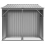 Gartenhaus aus verzinktem Stahl grau 277x192,5x179 cm von vidaXL, Schuppen - Ref: Foro24-3188289, Preis: 347,42 €, Rabatt: %