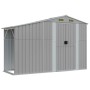 Gartenhaus aus verzinktem Stahl grau 277x192,5x179 cm von vidaXL, Schuppen - Ref: Foro24-3188289, Preis: 347,42 €, Rabatt: %