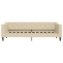 Schlafsofa mit cremefarbener Stoffmatratze 80x200 cm von vidaXL, Betten und Lattenroste - Ref: Foro24-3197407, Preis: 317,49 ...