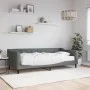Sofá cama con colchón tela gris oscuro 90x200 cm de vidaXL, Camas y somieres - Ref: Foro24-3197409, Precio: 327,52 €, Descuen...