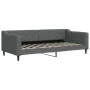 Sofá cama con colchón tela gris oscuro 90x200 cm de vidaXL, Camas y somieres - Ref: Foro24-3197409, Precio: 327,52 €, Descuen...