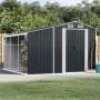 Cobertizo de jardín acero galvanizado antracita 277x279x179 cm de vidaXL, Cobertizos - Ref: Foro24-3188293, Precio: 447,68 €,...
