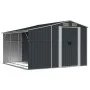Cobertizo de jardín acero galvanizado antracita 277x279x179 cm de vidaXL, Cobertizos - Ref: Foro24-3188293, Precio: 447,68 €,...