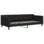 Sofa bed with black fabric mattress 90x200 cm by vidaXL, Beds and slatted bases - Ref: Foro24-3197410, Price: 314,33 €, Disco...