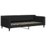 Sofa bed with black fabric mattress 90x200 cm by vidaXL, Beds and slatted bases - Ref: Foro24-3197410, Price: 330,69 €, Disco...
