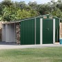 Grüner Gartenschuppen aus verzinktem Stahl, 277 x 365,5 x 179 cm von vidaXL, Schuppen - Ref: Foro24-3188288, Preis: 590,88 €,...