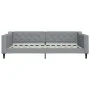 Sofa bed with light gray fabric mattress 100x200 cm by vidaXL, Beds and slatted bases - Ref: Foro24-3197413, Price: 377,73 €,...