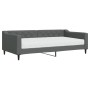 Sofa bed with dark gray fabric mattress 100x200 cm by vidaXL, Beds and slatted bases - Ref: Foro24-3197414, Price: 341,85 €, ...