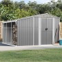 Cobertizo de jardín acero galvanizado gris 277x279x179 cm de vidaXL, Cobertizos - Ref: Foro24-3188290, Precio: 428,84 €