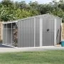 Cobertizo de jardín acero galvanizado gris 277x279x179 cm de vidaXL, Cobertizos - Ref: Foro24-3188290, Precio: 414,21 €, Desc...