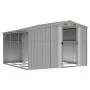 Cobertizo de jardín acero galvanizado gris 277x279x179 cm de vidaXL, Cobertizos - Ref: Foro24-3188290, Precio: 414,21 €, Desc...
