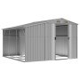 Cobertizo de jardín acero galvanizado gris 277x279x179 cm de vidaXL, Cobertizos - Ref: Foro24-3188290, Precio: 430,55 €, Desc...
