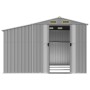 Cobertizo de jardín acero galvanizado gris 277x279x179 cm de vidaXL, Cobertizos - Ref: Foro24-3188290, Precio: 430,55 €, Desc...