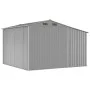 Cobertizo de jardín acero galvanizado gris 277x279x179 cm de vidaXL, Cobertizos - Ref: Foro24-3188290, Precio: 414,21 €, Desc...