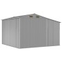 Cobertizo de jardín acero galvanizado gris 277x279x179 cm de vidaXL, Cobertizos - Ref: Foro24-3188290, Precio: 430,55 €, Desc...