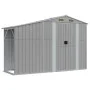 Cobertizo de jardín acero galvanizado gris 277x279x179 cm de vidaXL, Cobertizos - Ref: Foro24-3188290, Precio: 414,21 €, Desc...