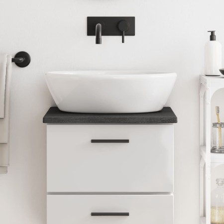 Encimera baño madera maciza tratada marrón oscuro 40x30x2 cm von vidaXL, Arbeitsplatten - Ref: Foro24-3156185, Preis: 27,20 €...