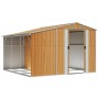 Light brown galvanized steel garden shed 277x279x179 cm by vidaXL, Sheds - Ref: Foro24-3188299, Price: 456,67 €, Discount: %