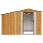 Light brown galvanized steel garden shed 277x279x179 cm by vidaXL, Sheds - Ref: Foro24-3188299, Price: 456,67 €, Discount: %