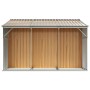 Light brown galvanized steel garden shed 277x279x179 cm by vidaXL, Sheds - Ref: Foro24-3188299, Price: 456,67 €, Discount: %