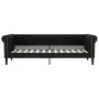 Sofa bed with black synthetic leather mattress 90x200 cm by vidaXL, Beds and slatted bases - Ref: Foro24-3197719, Price: 357,...