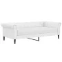 Schlafsofa mit weißer Kunstledermatratze 90x200 cm von vidaXL, Betten und Lattenroste - Ref: Foro24-3197720, Preis: 368,93 €,...