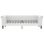 Sofa bed with white synthetic leather mattress 90x200 cm by vidaXL, Beds and slatted bases - Ref: Foro24-3197720, Price: 360,...