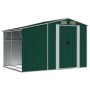 Gartenhaus aus grünem feuerverzinktem Stahl 277x192,5x179 cm von vidaXL, Schuppen - Ref: Foro24-3188286, Preis: 354,35 €, Rab...
