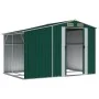 Cobertizo de jardín acero galvanizado verde 277x192,5x179 cm de vidaXL, Cobertizos - Ref: Foro24-3188286, Precio: 335,17 €, D...