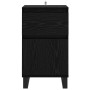 Vitrina Roble negro 35 x 40 x 70 cm Madera contrachapada