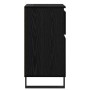 Vitrina Roble negro 35 x 40 x 70 cm Madera contrachapada