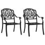 Bistro table and chairs 3 pieces black cast aluminum by vidaXL, Garden sets - Ref: Foro24-3070575, Price: 592,25 €, Discount: %