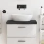 Dark brown treated wood bathroom countertop 60x30x(2-6) cm by vidaXL, Countertops - Ref: Foro24-3156199, Price: 42,28 €, Disc...