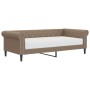 Sofa bed with synthetic leather mattress in cappuccino color 90x200 cm by vidaXL, Beds and slatted bases - Ref: Foro24-319772...