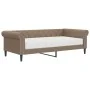 Sofa bed with synthetic leather mattress in cappuccino color 90x200 cm by vidaXL, Beds and slatted bases - Ref: Foro24-319772...